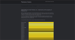 Desktop Screenshot of pantonecolors.org